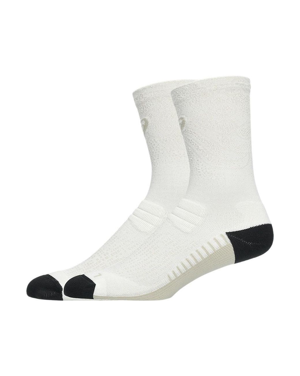 Asics Black Performance Run Crew Sock for men