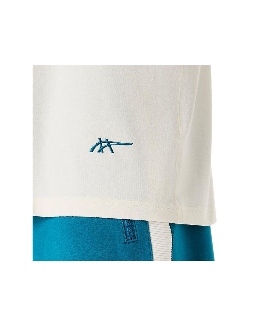 Asics Blue Heritage Heavy Cotton Graphic Tee for men
