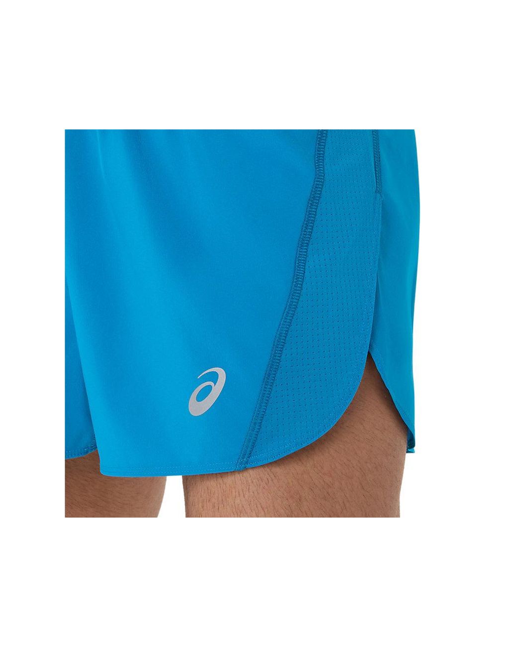 Asics Core Split Short in het Blue voor heren