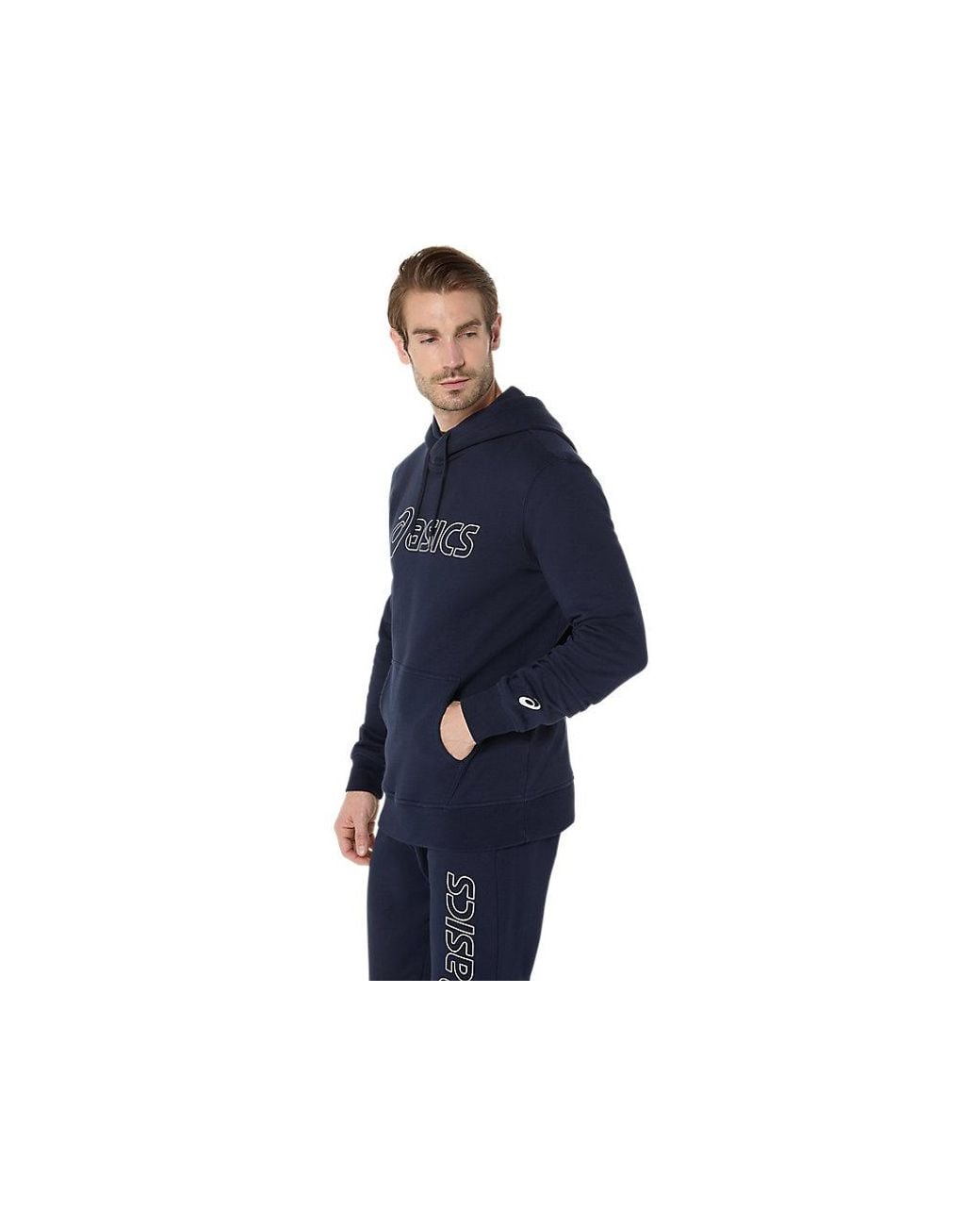 LOGO OTH HOODIE Asics de hombre de color Blue