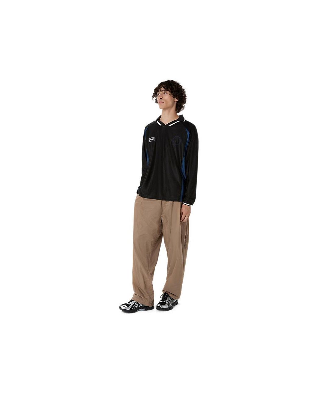 Asics Black Sps Game Shirt Long Sleeve for men
