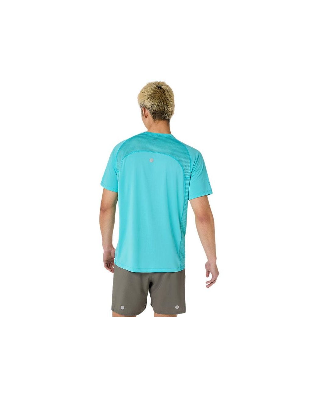 Asics Blue Road Fade Ss Top for men