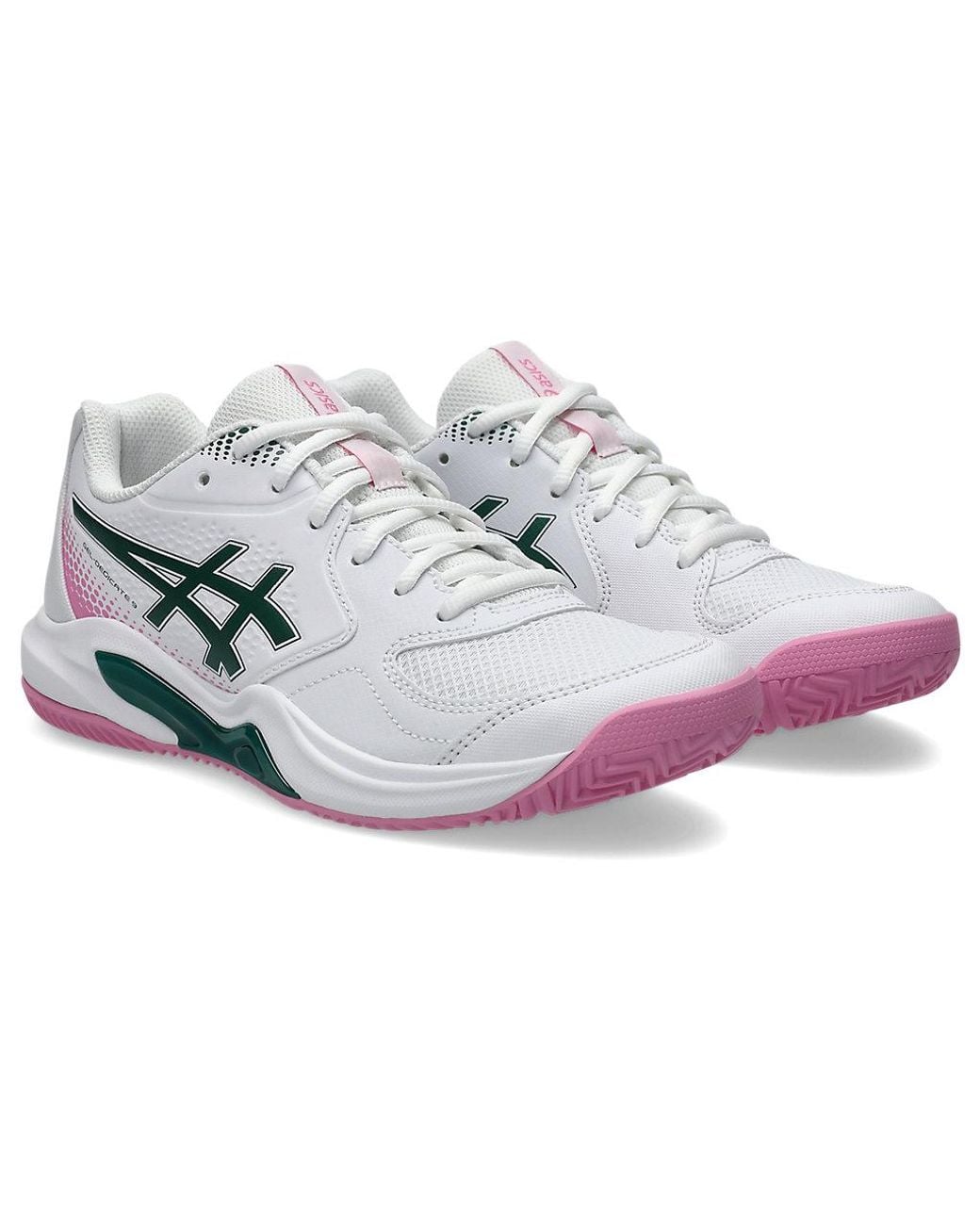 Asics White Gel-dedicate 9 Padel