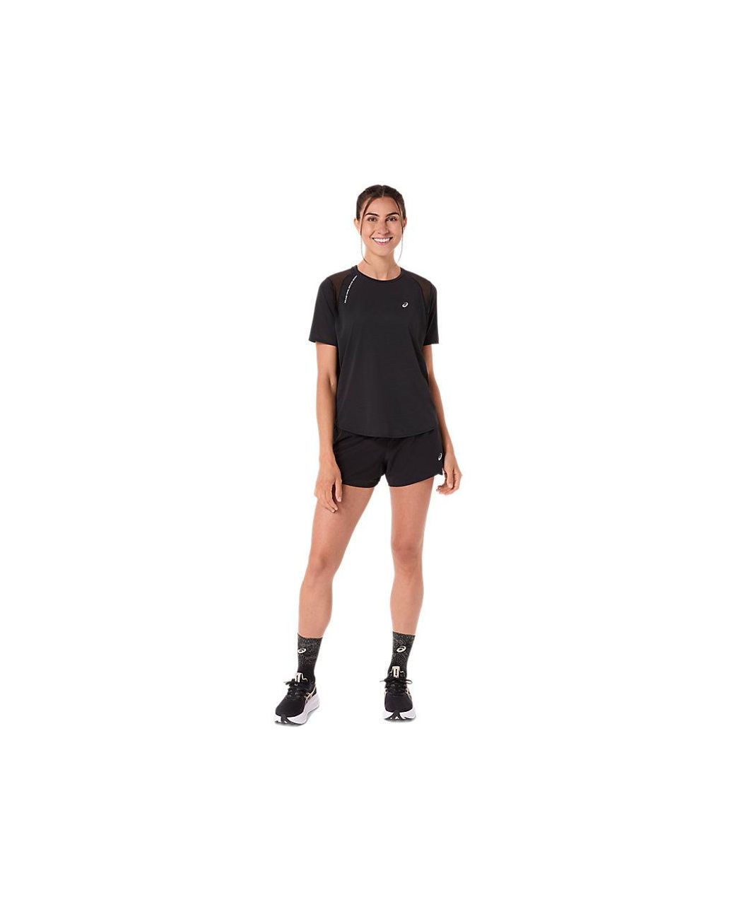 Asics Road Ss Top in het Black
