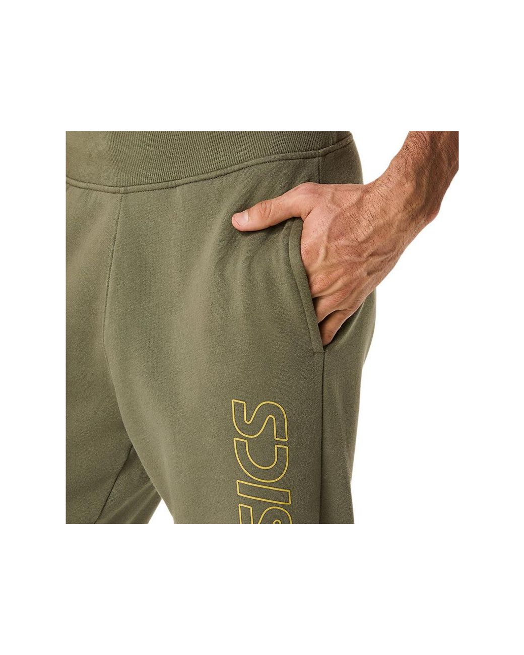 Asics Black Logo Sweatpant for men