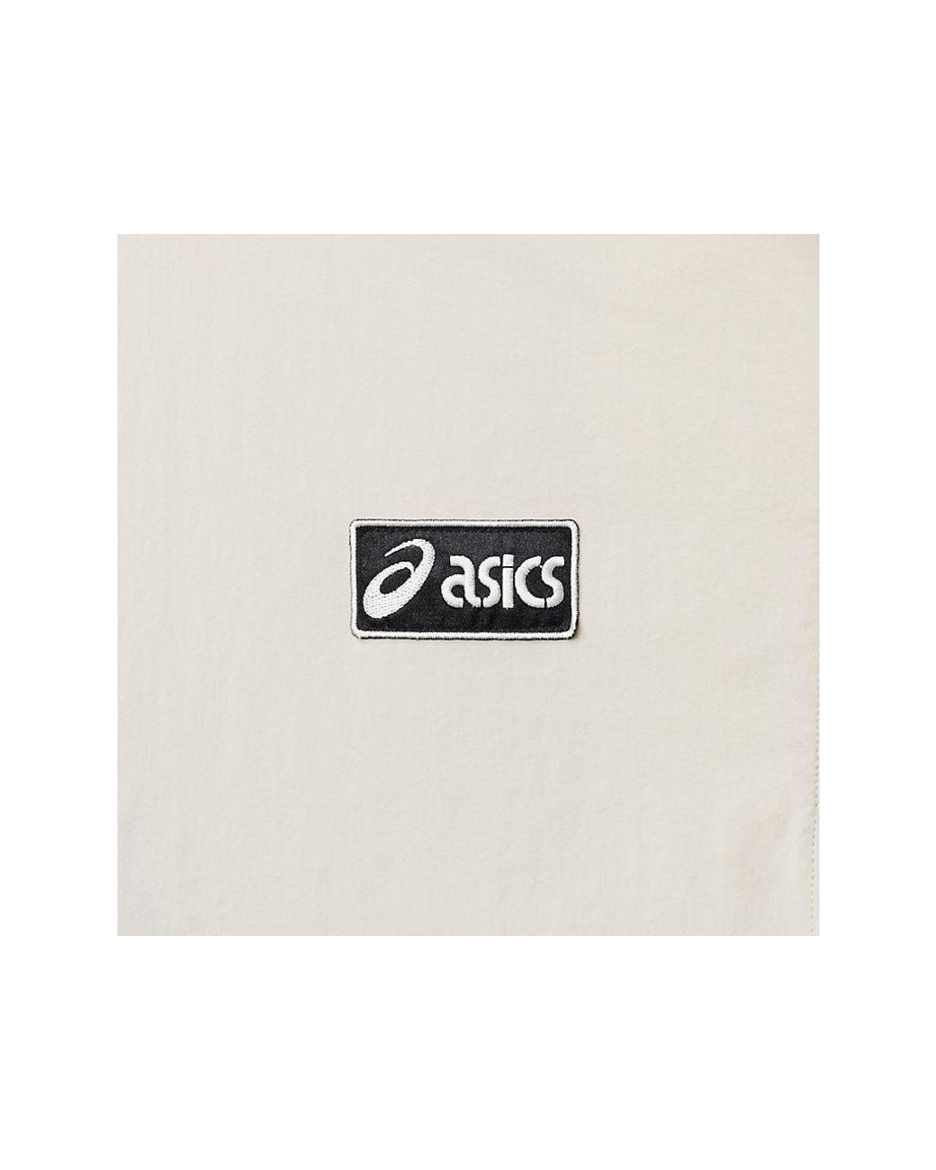 Asics White Classic Woven Track Jacket for men