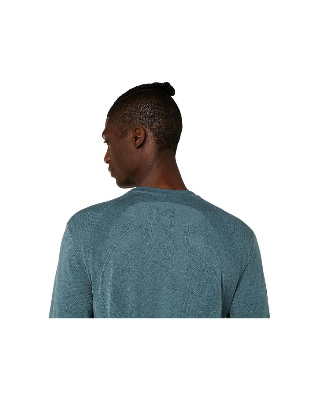 Asics Road Seamless Ls Top in het Blue voor heren