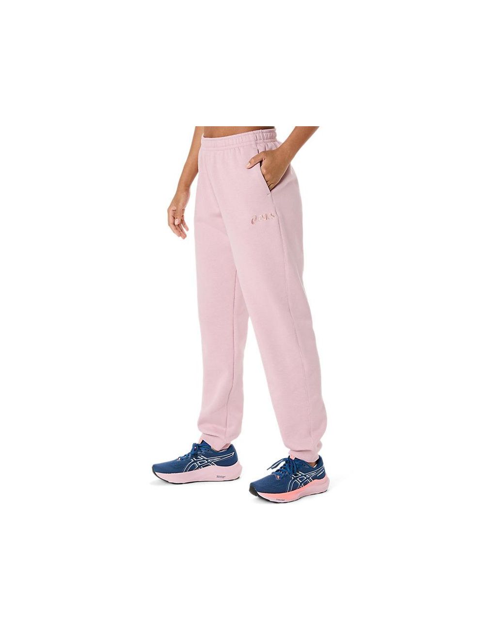 Asics Black Logo Fleece Pant