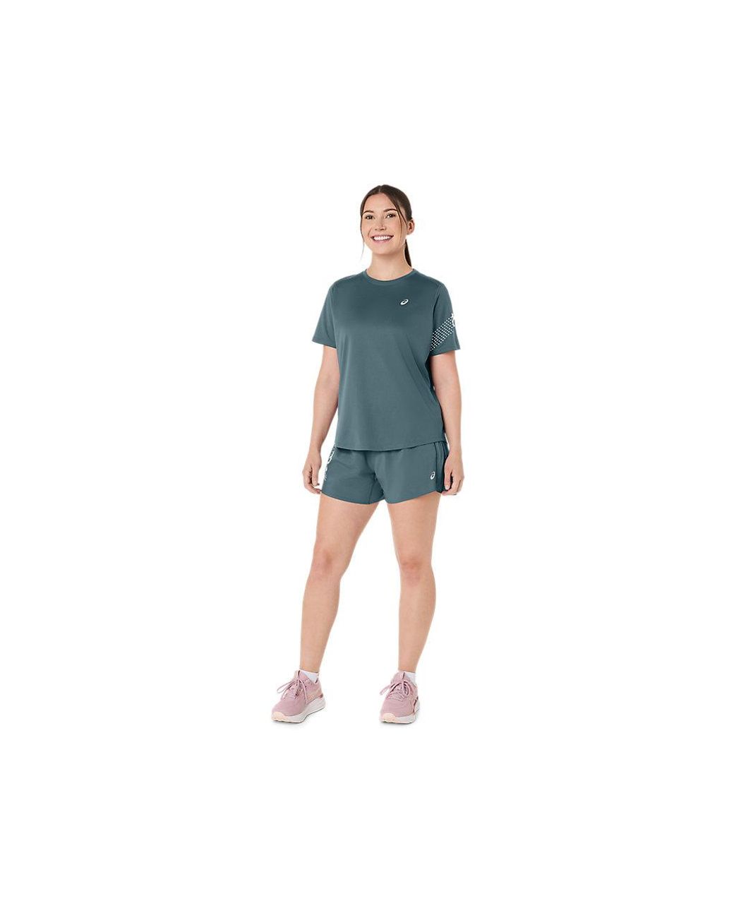 Asics Blue Icon Ss Top