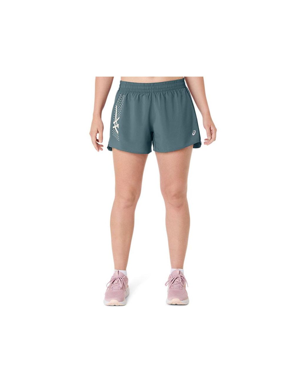 Asics Blue Icon 4In Short