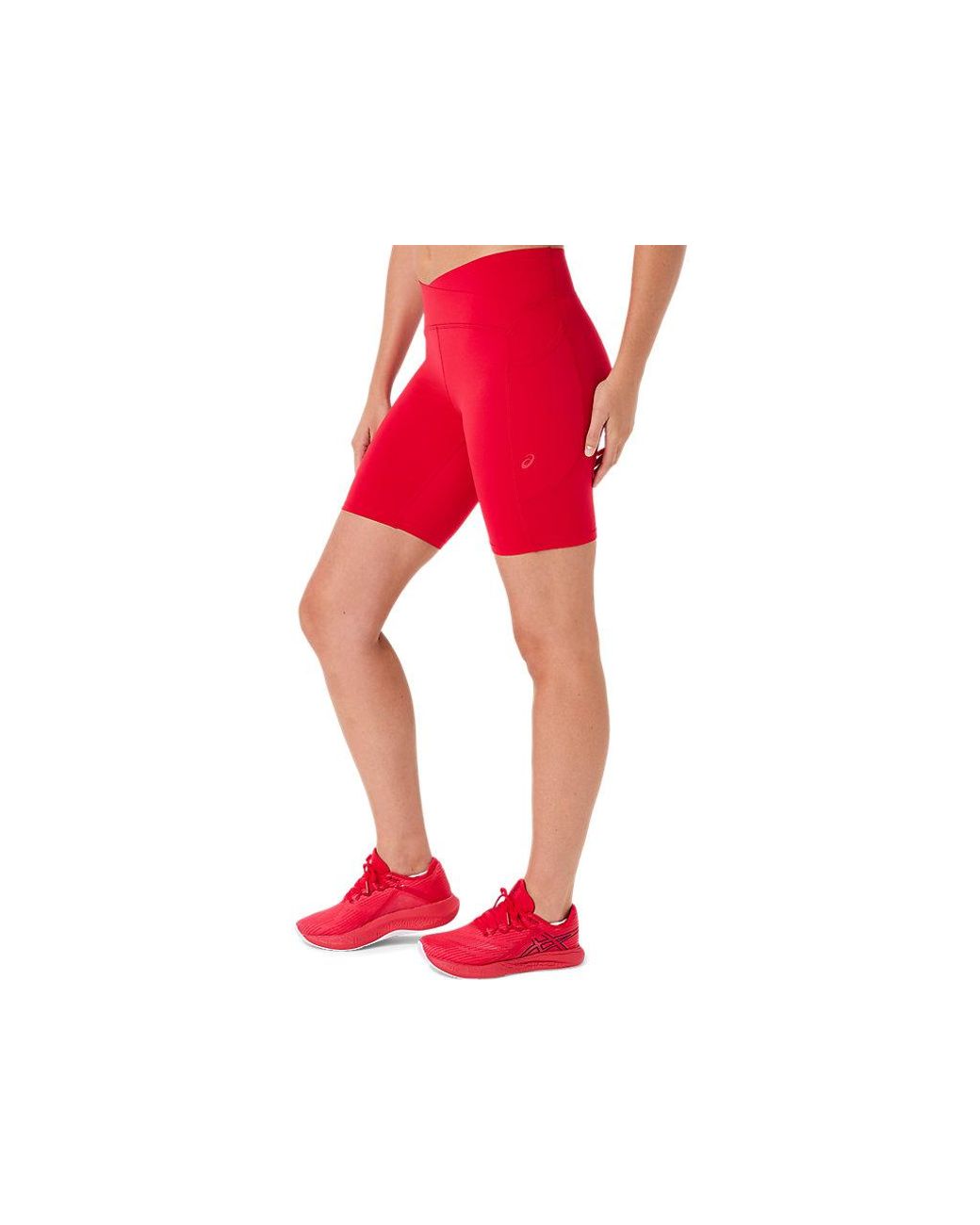 Asics Red Nagino Flex Biker Short