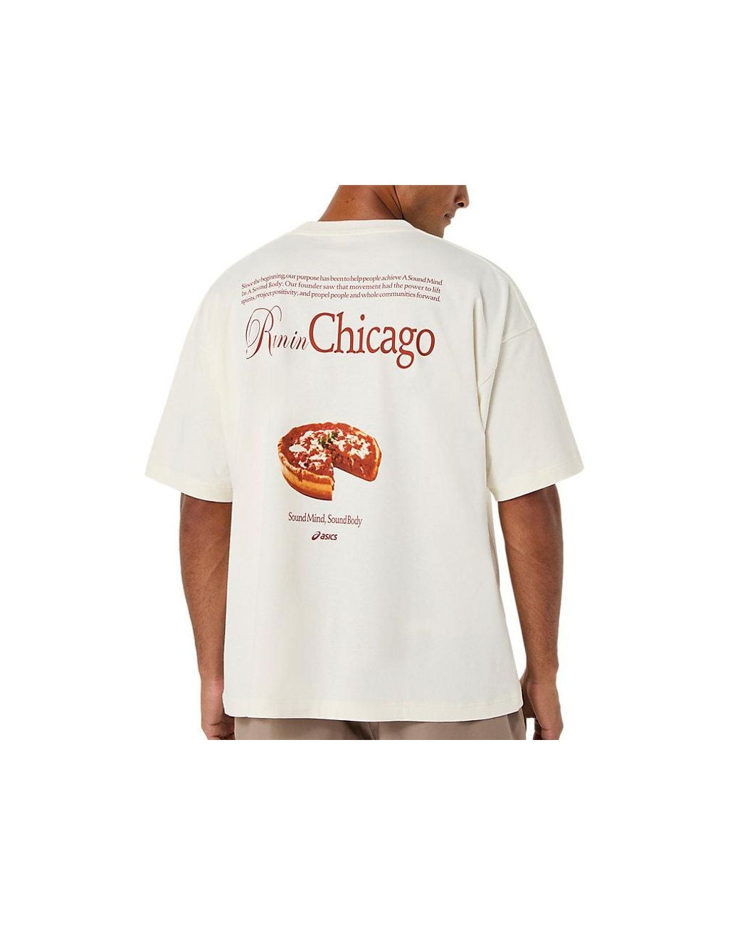Asics White Heritage Heavy Cotton Run City Tee for men