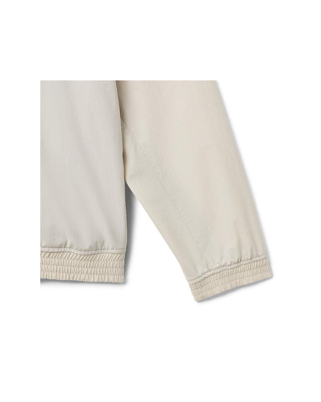 Asics White Classic Woven Track Jacket for men