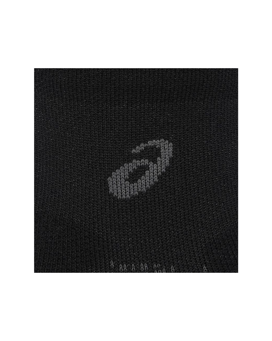 Asics Black Performance Run Sock Quarter for men
