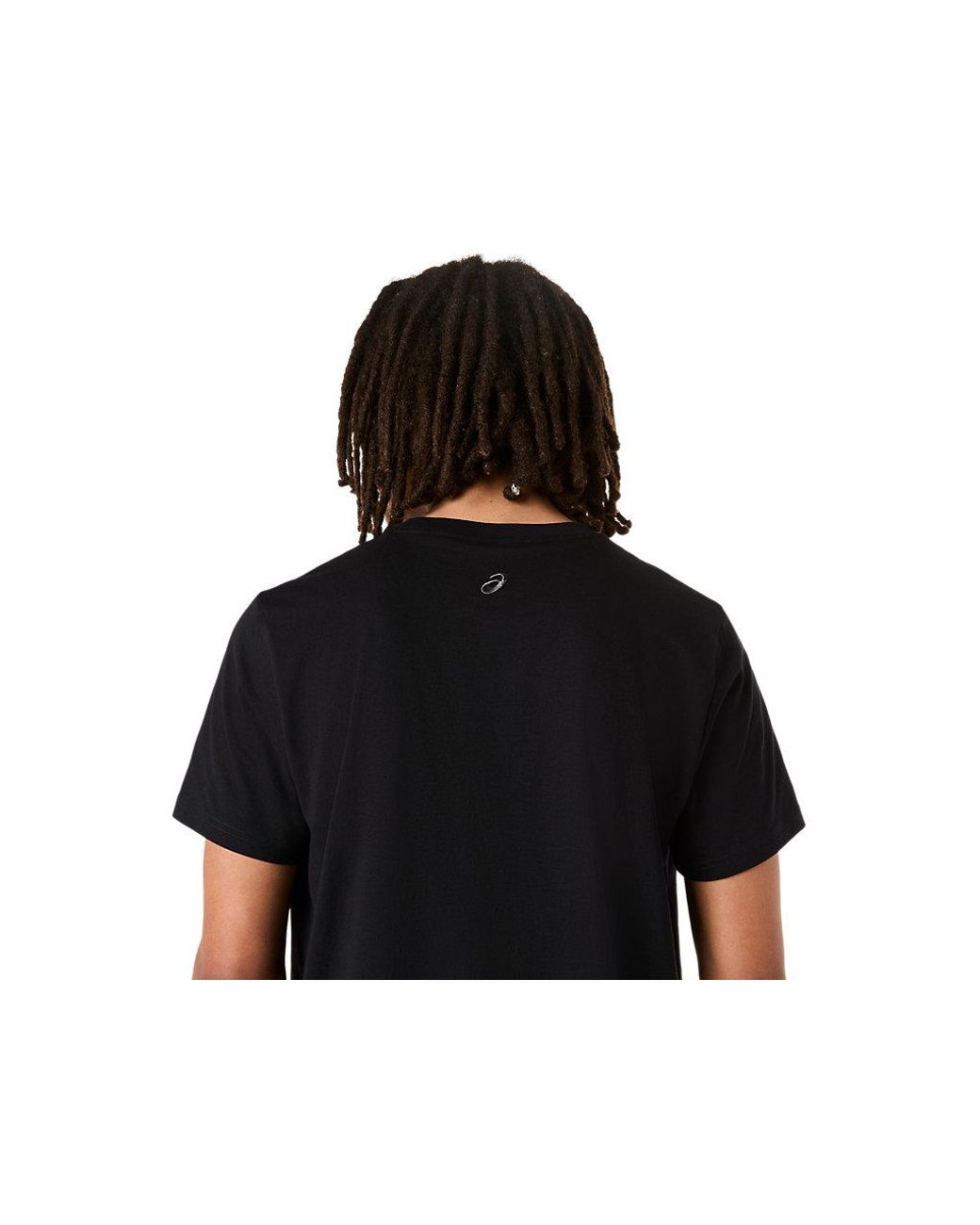 Asics Black Chest Logo Tee for men