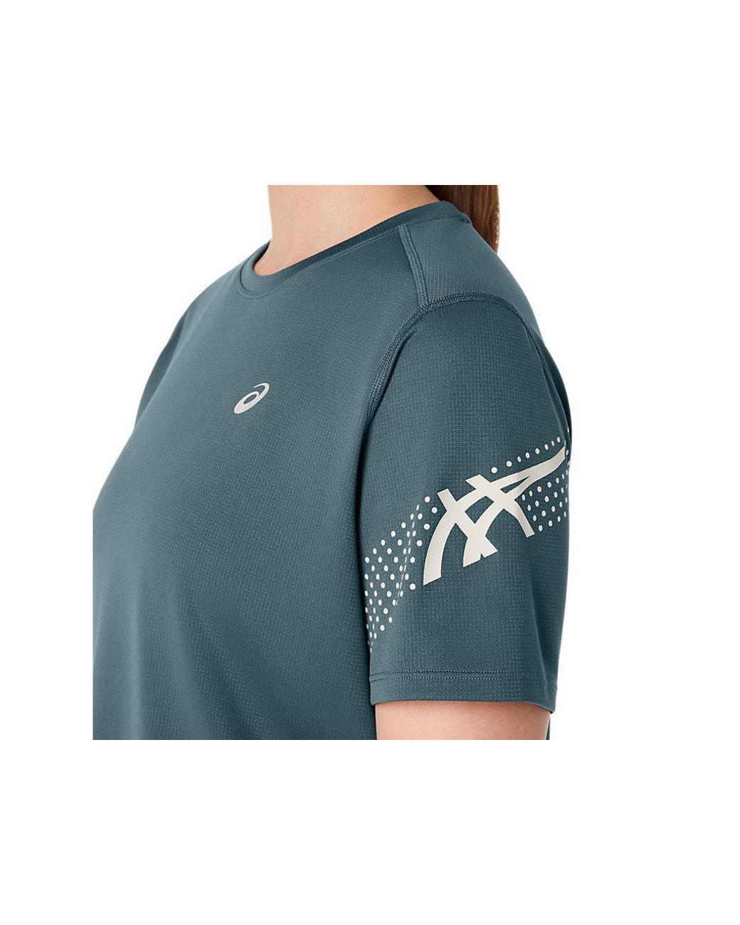 Asics Blue Icon Ss Top