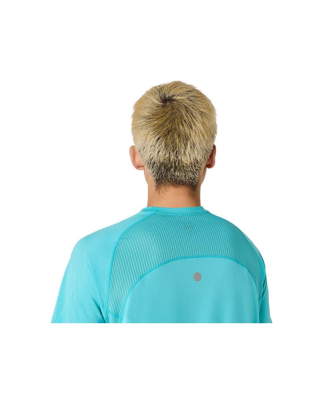 Asics Blue Road Fade Ss Top for men