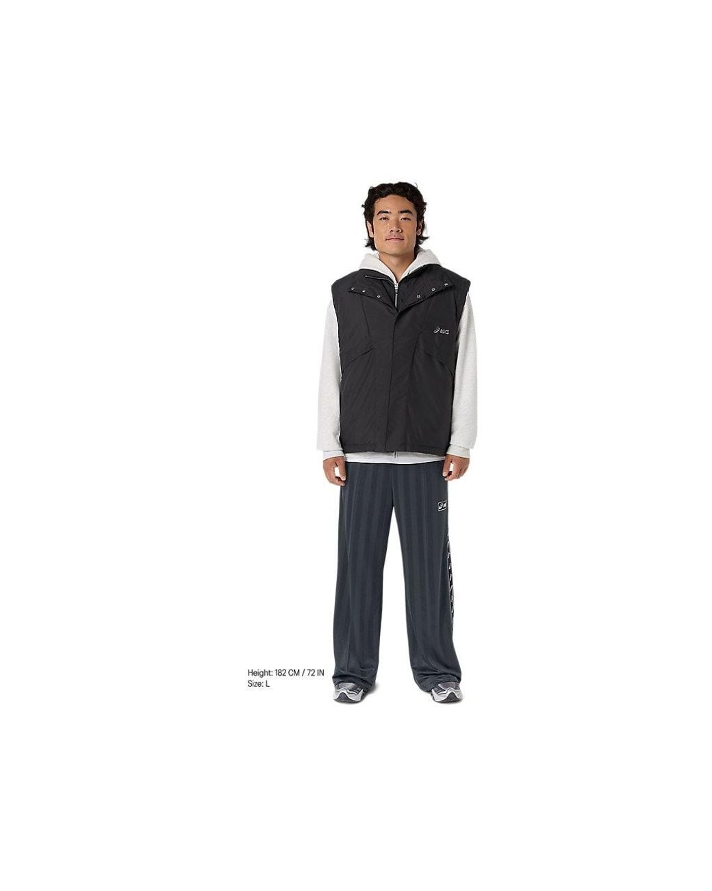 Asics Black Insulation Vest for men