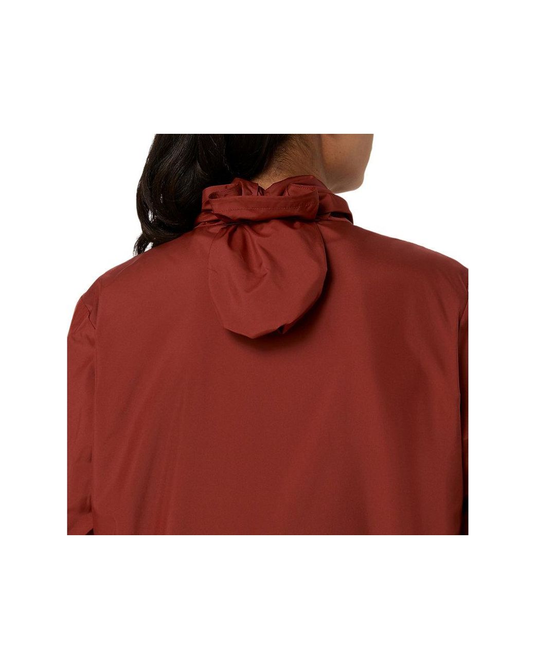 Asics Red Laufjacke Core Jacket Wasserabweisend, Windabweisend, Atmungsaktiv