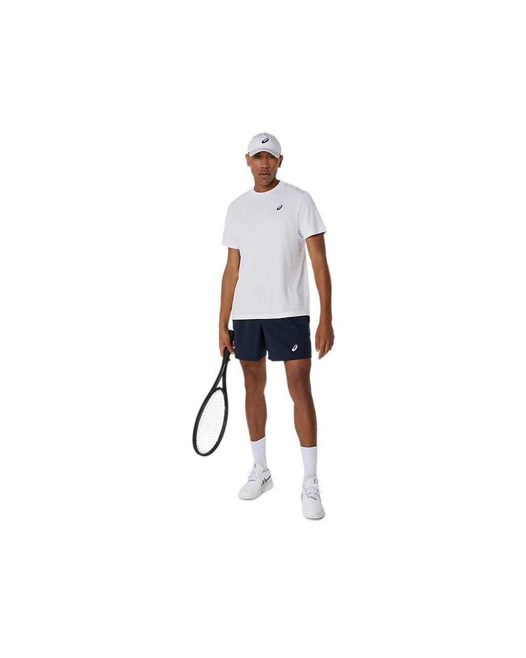 Asics Black Court Ss Top for men