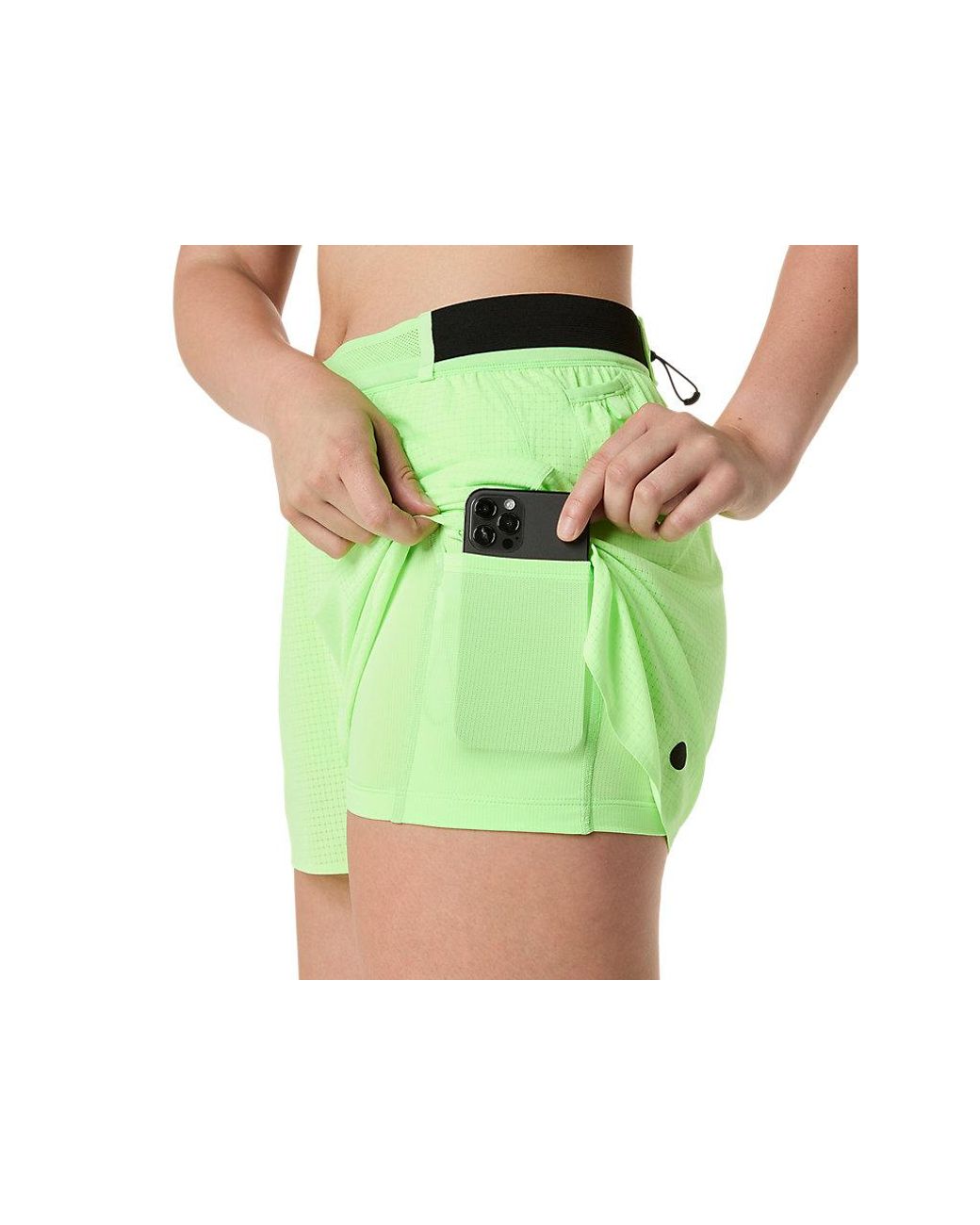 Asics Green Limited Series Metarun Split Shorts