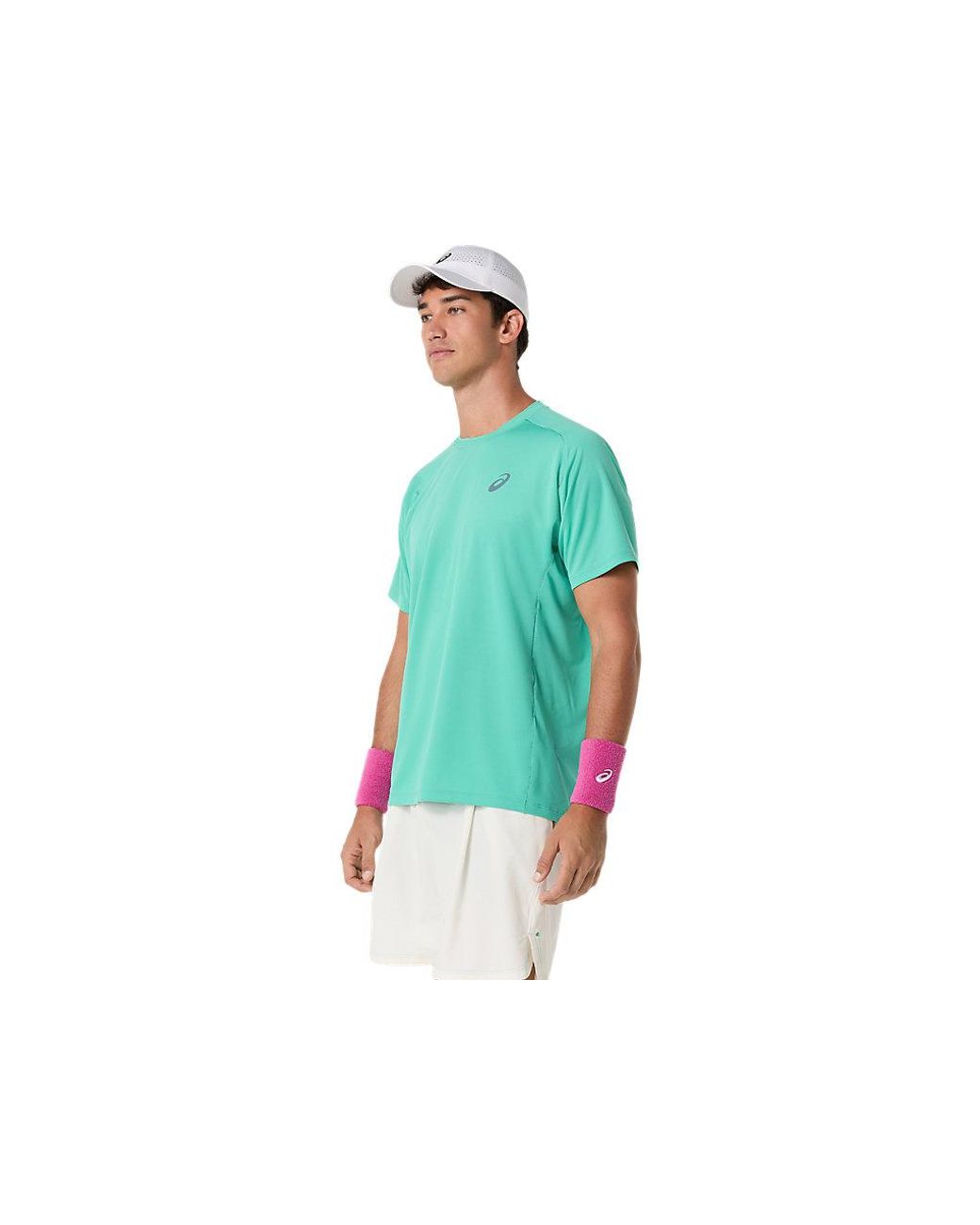 Asics Green Game Ss Top for men