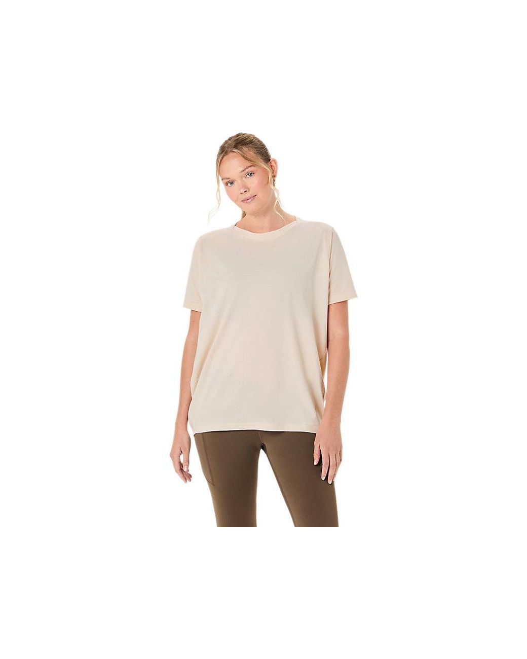 Asics Pink Nagino Oversized Short Sleeve Top