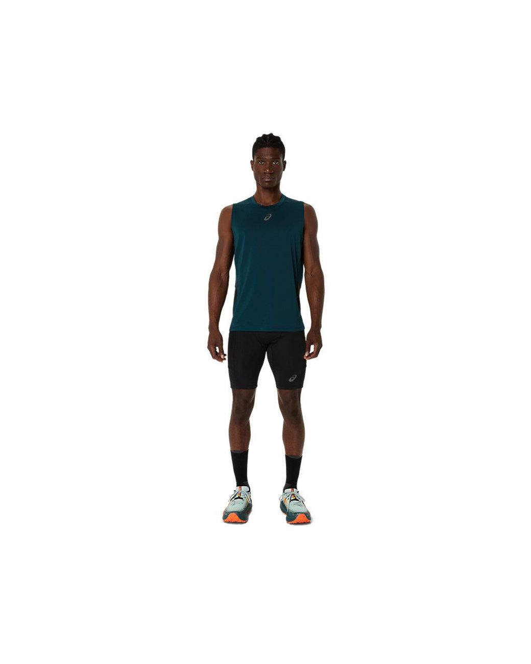 Asics Fujitrail Elite Sprinter in het Black voor heren