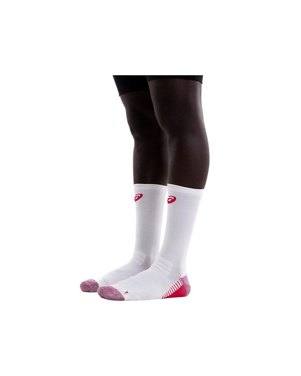 Asics Red Performance Run Crew Sock for men