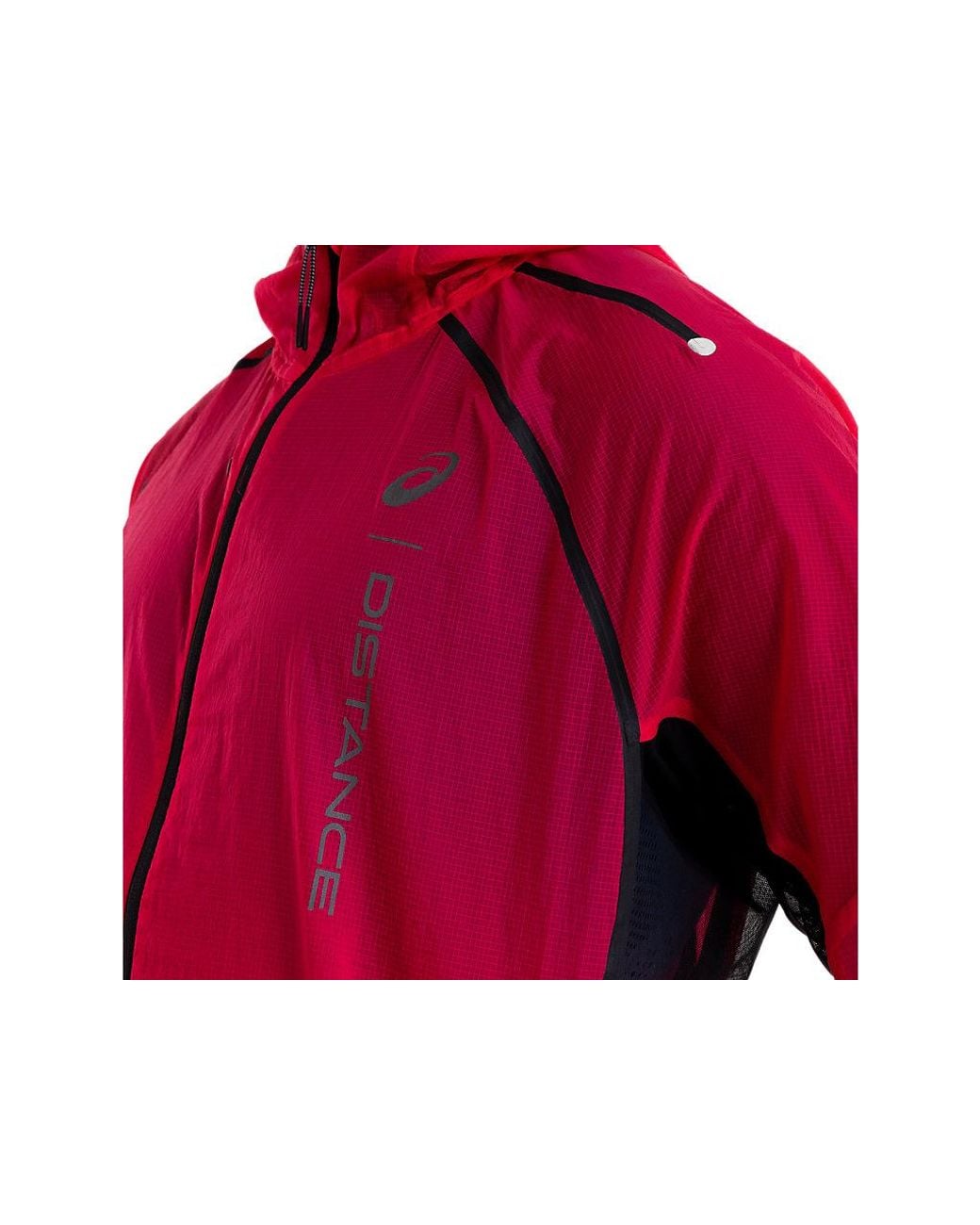 Asics Red Metarun Lightweight Jacket for men