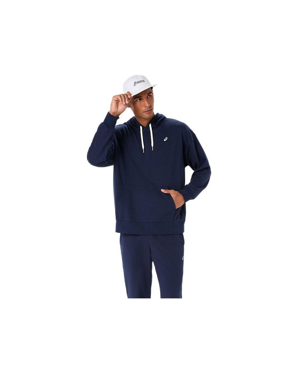 Asics Blue French Terry Pant for men