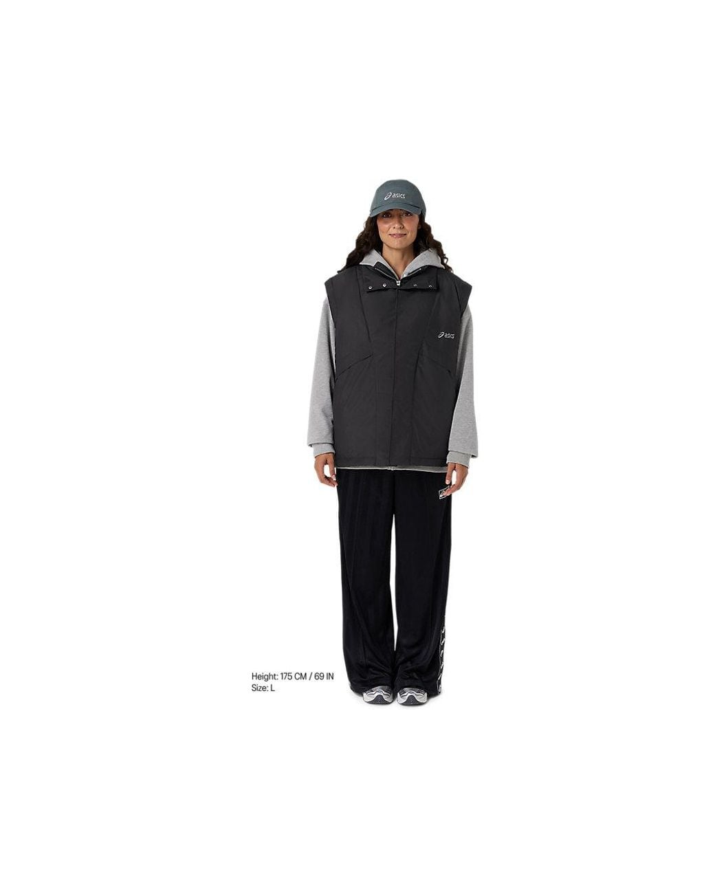 Asics Black Insulation Vest for men