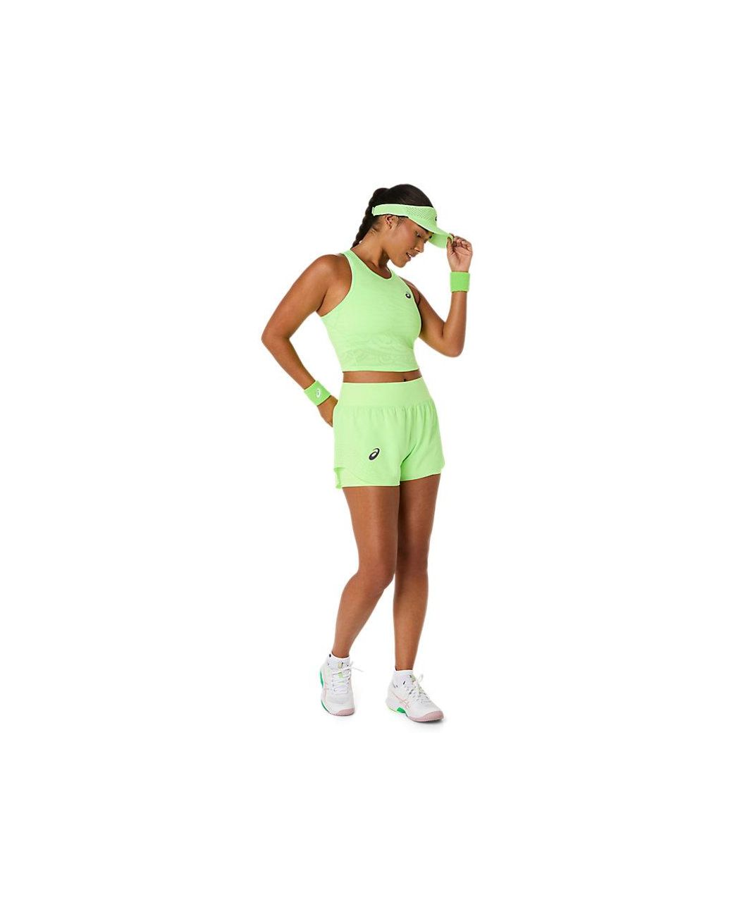 Asics Match Laser Cut Short in het Green