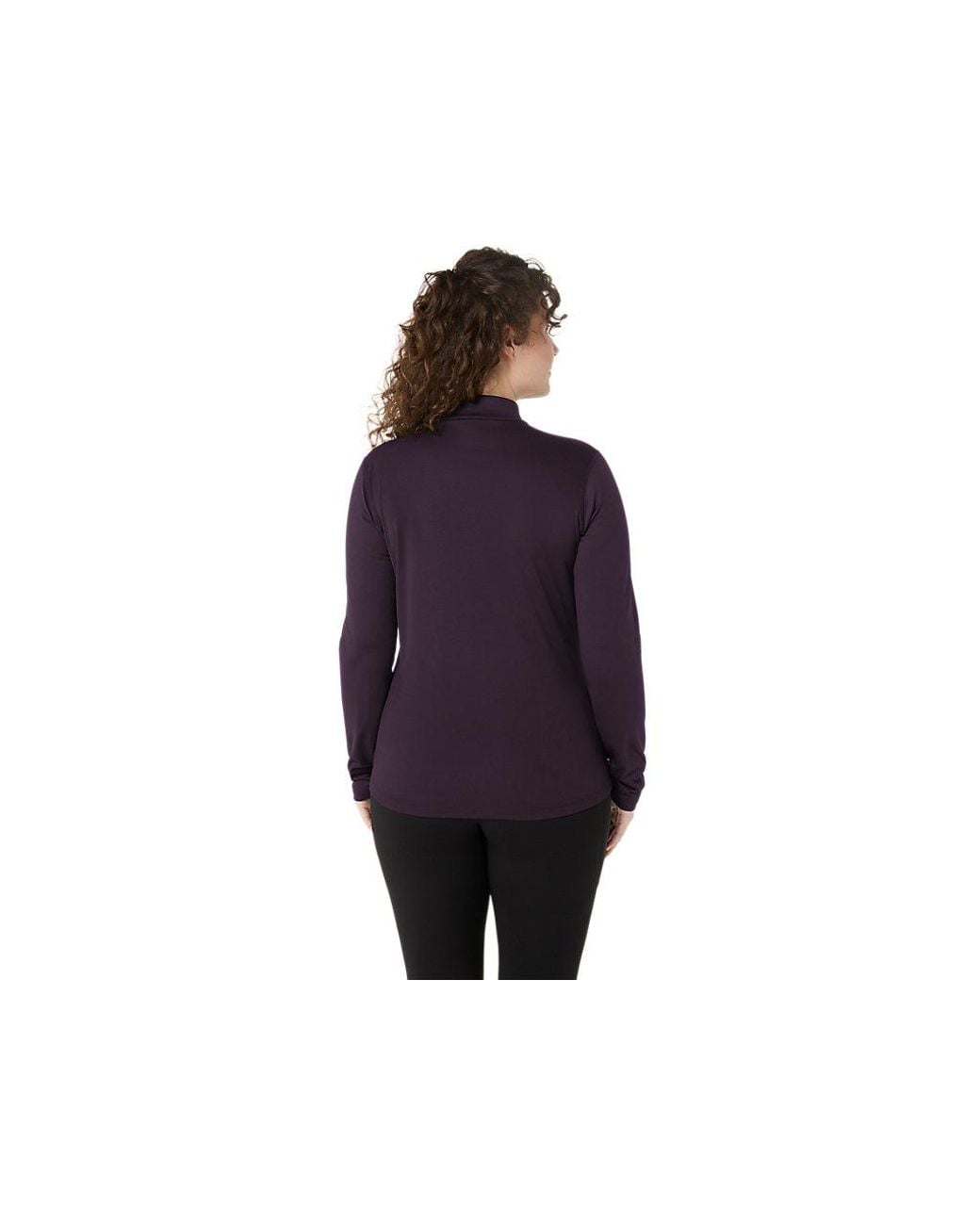 Asics Blue Core Ls 1/2 Zip Winter Top