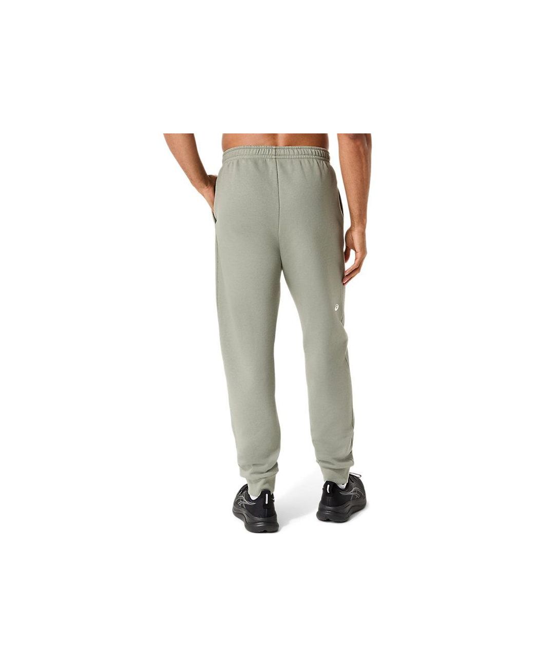 Asics Black Logo Fleece Pant for men