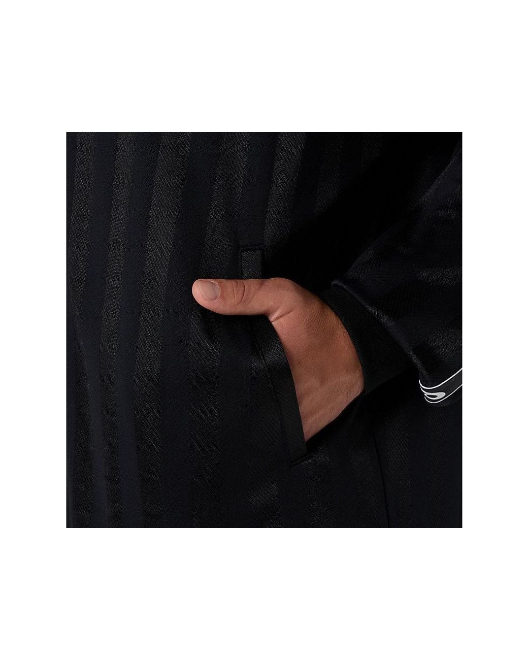 Asics Black Classic Jersey Track Jacket for men