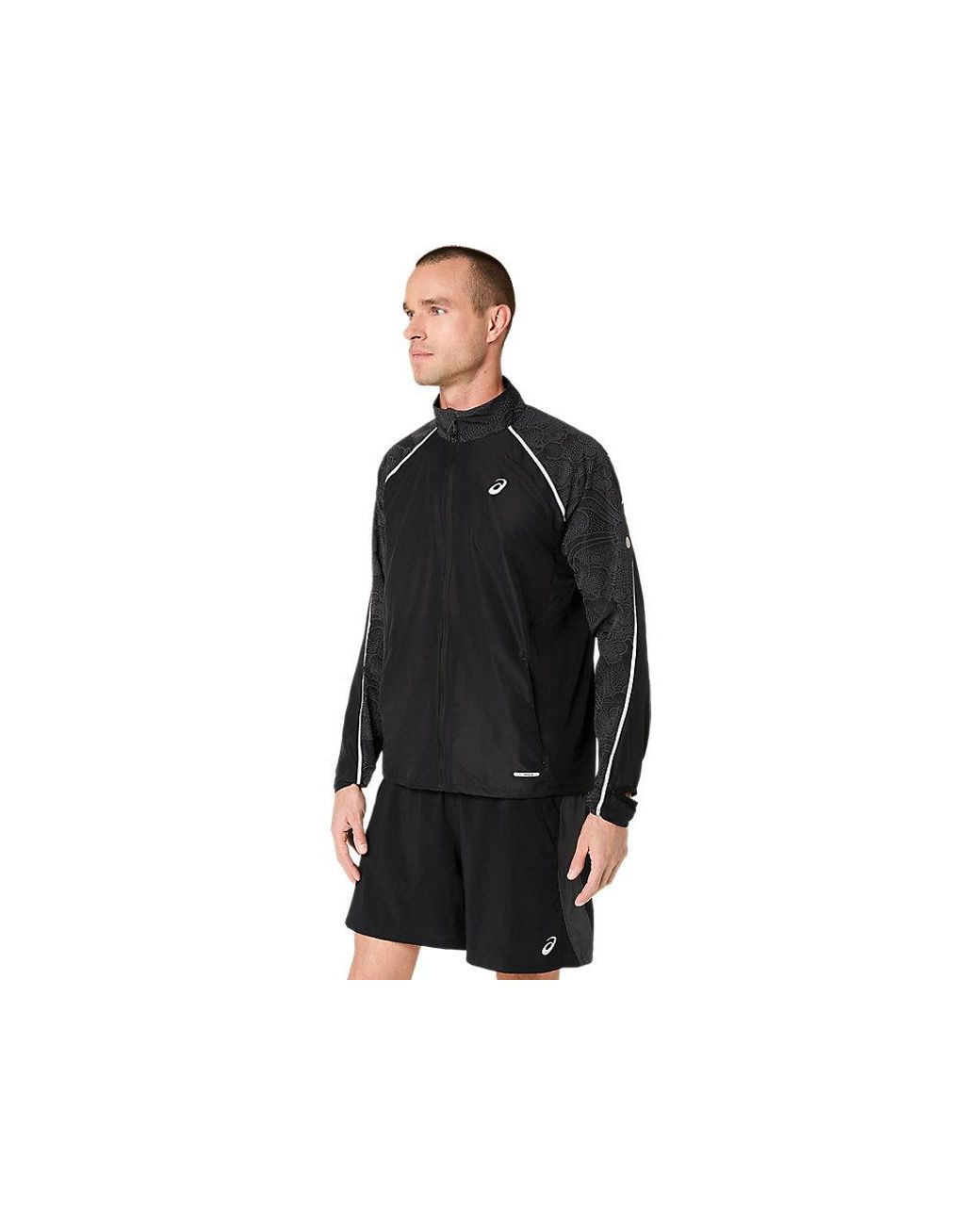 Asics Road Lite-Show Jacket in het Black voor heren