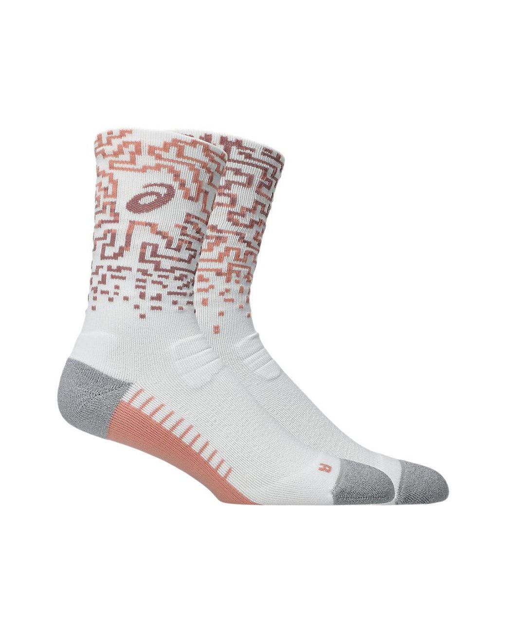 Asics Black Performance Run Crew Sock for men