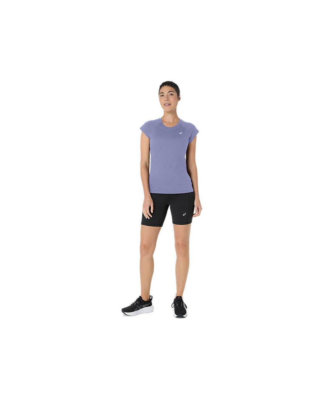 Asics Blue Sport Capsleeve Top