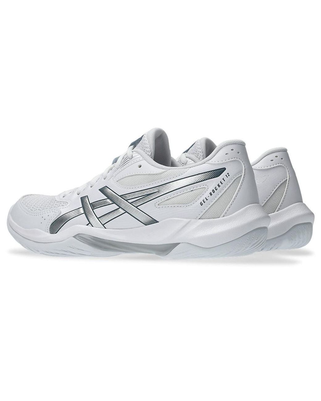 Asics White Gel-Rocket 12