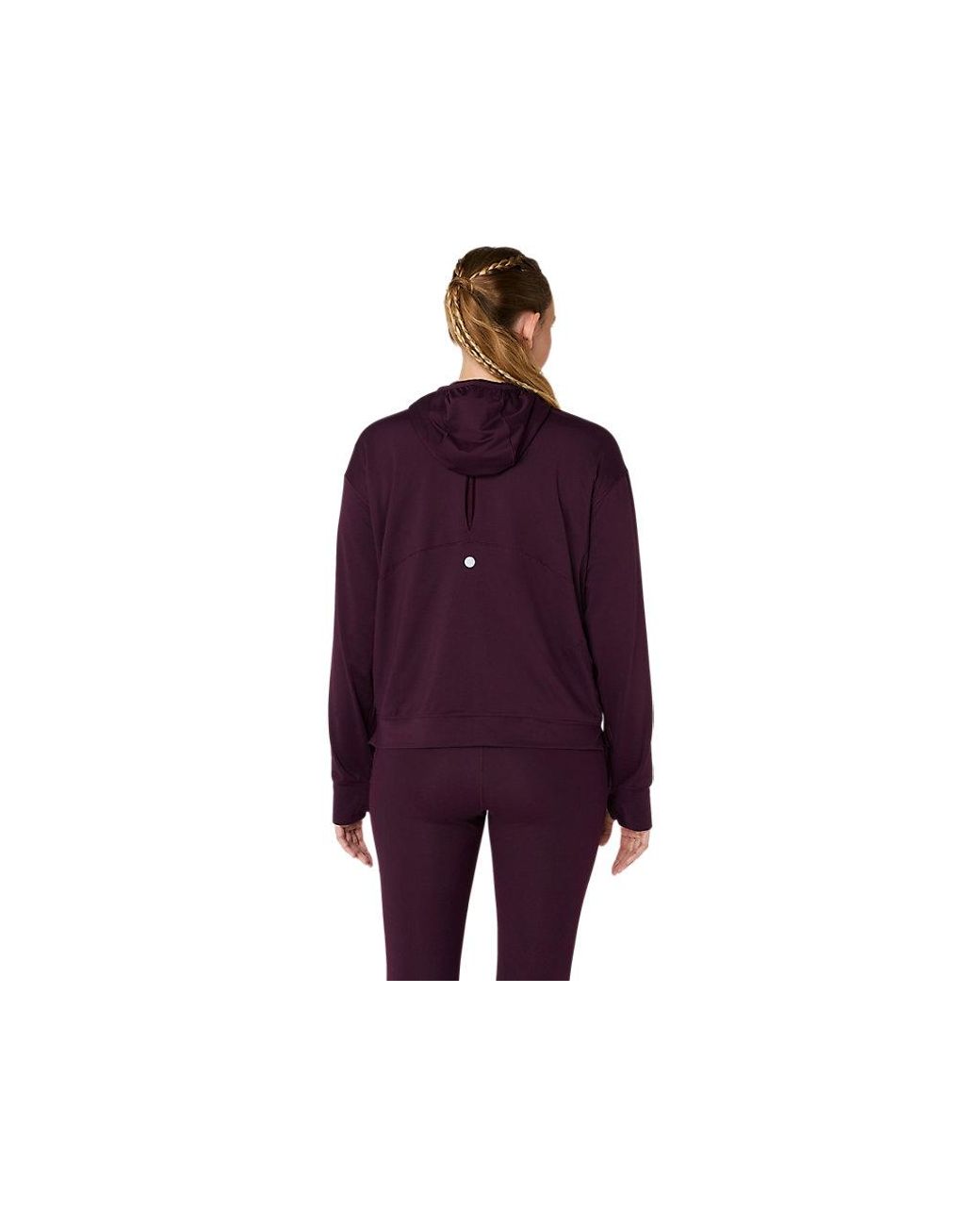 Asics Purple Nagino Run Winter Hoodie