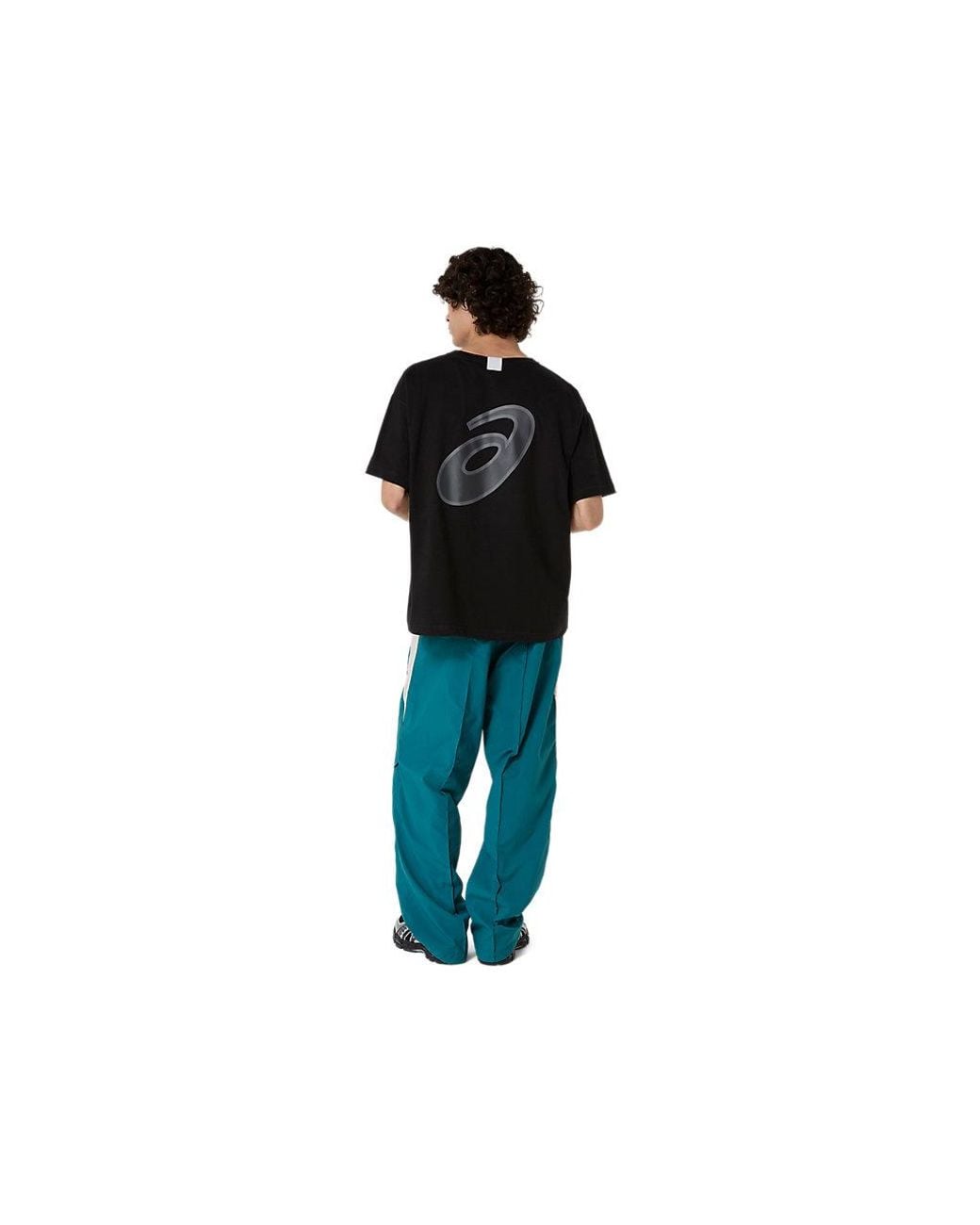 Asics Black Sps Graphic Short Sleeve Tee for men