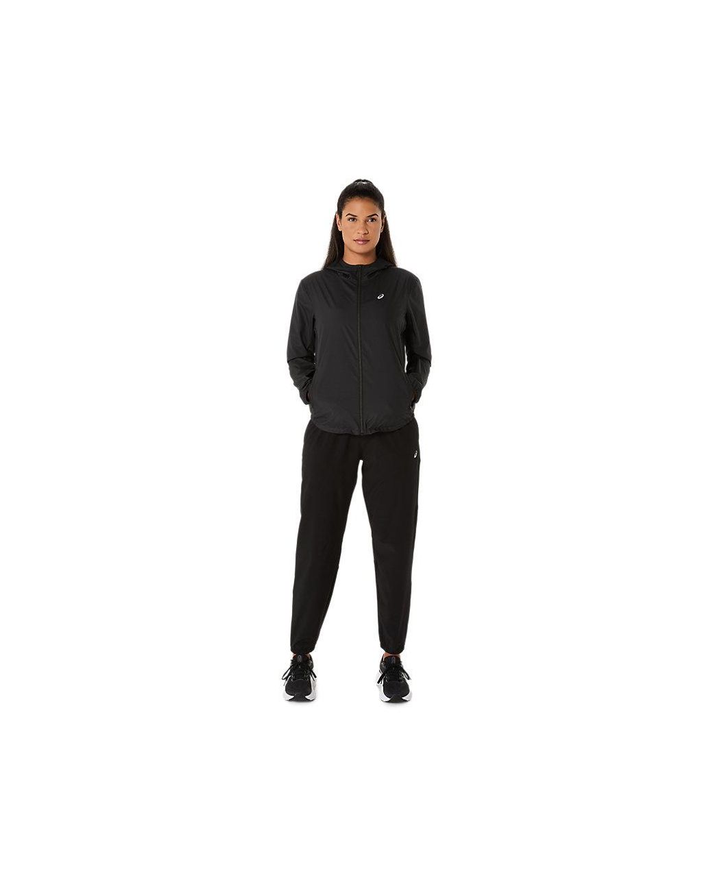 Asics Core Woven Pant in het Black