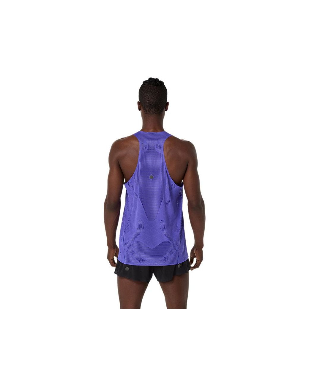 Asics Metarun Singlet in het Blue voor heren