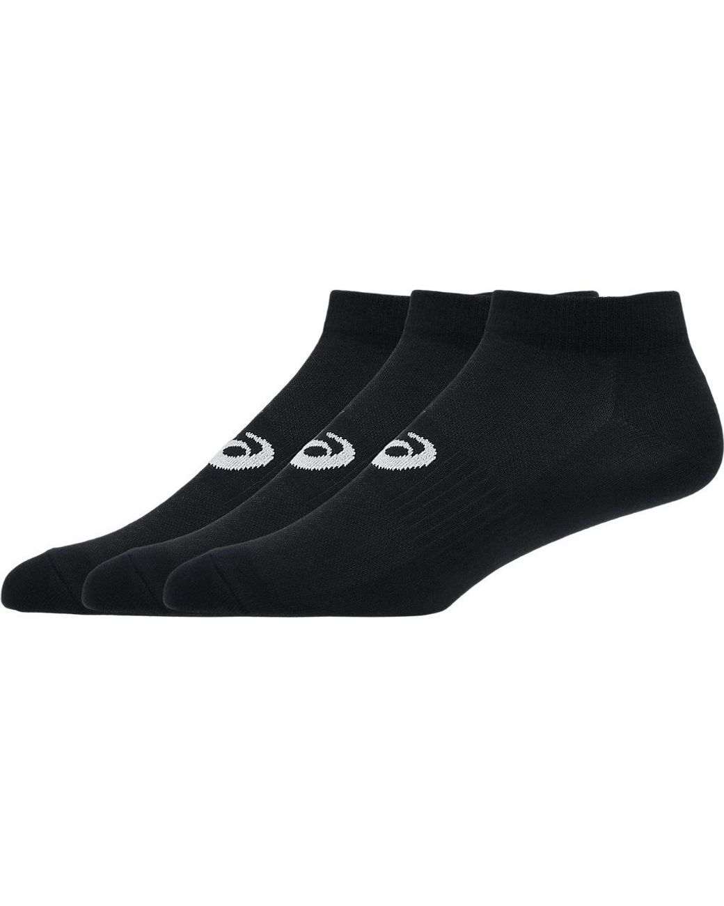 Asics Black Aeg 3 Pack Ankle Sock for men