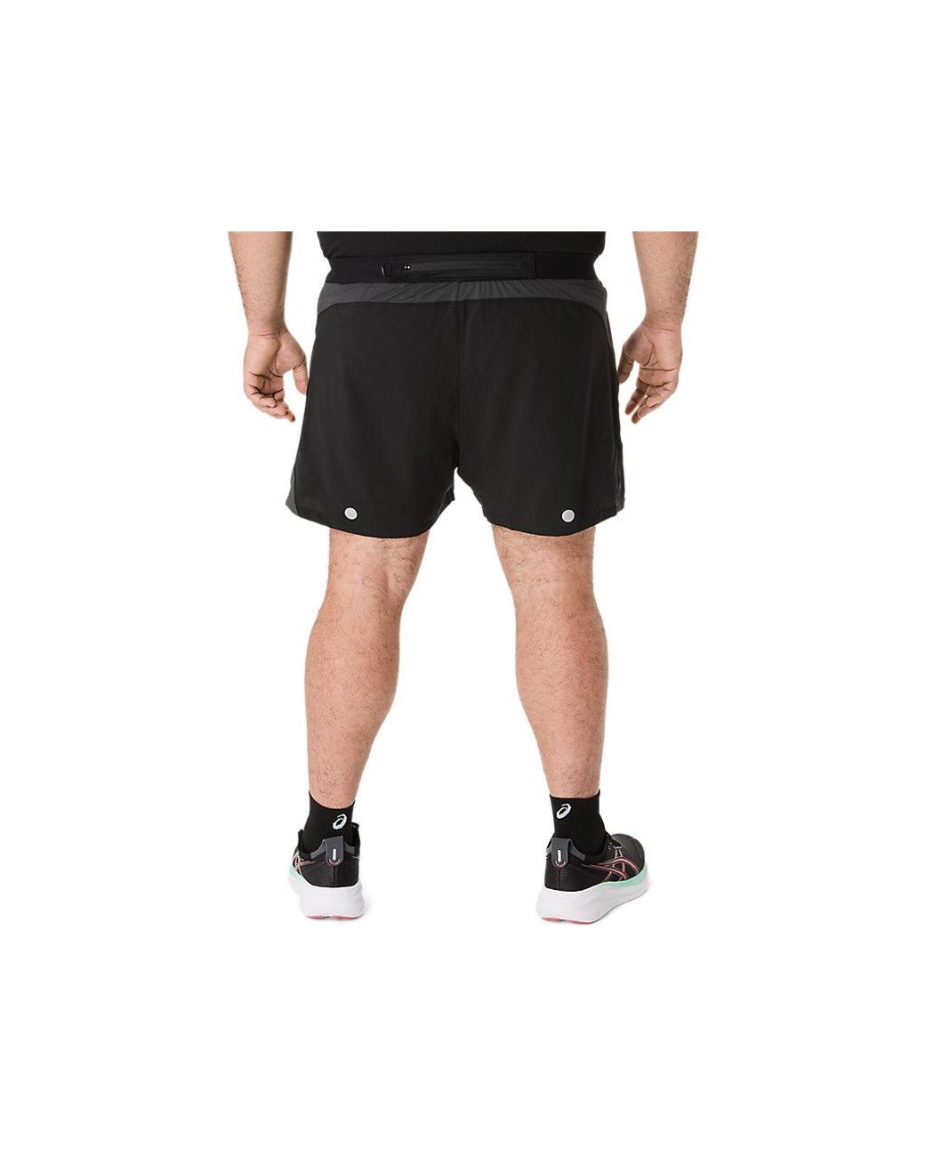 Asics Black Road 5In Short for men
