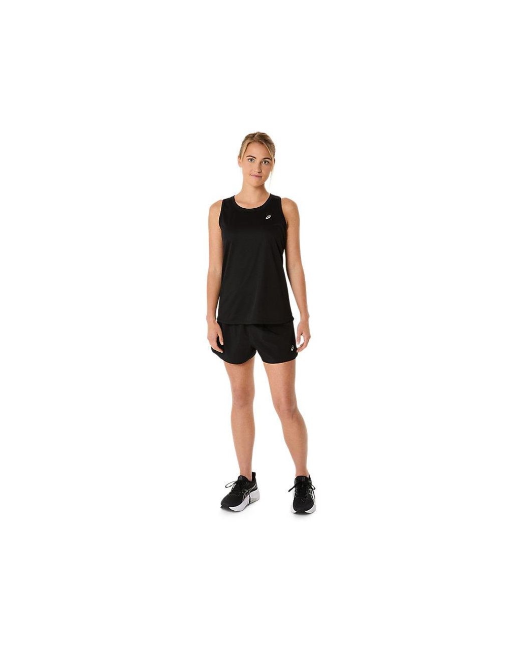 Asics Core Split Short in het Black