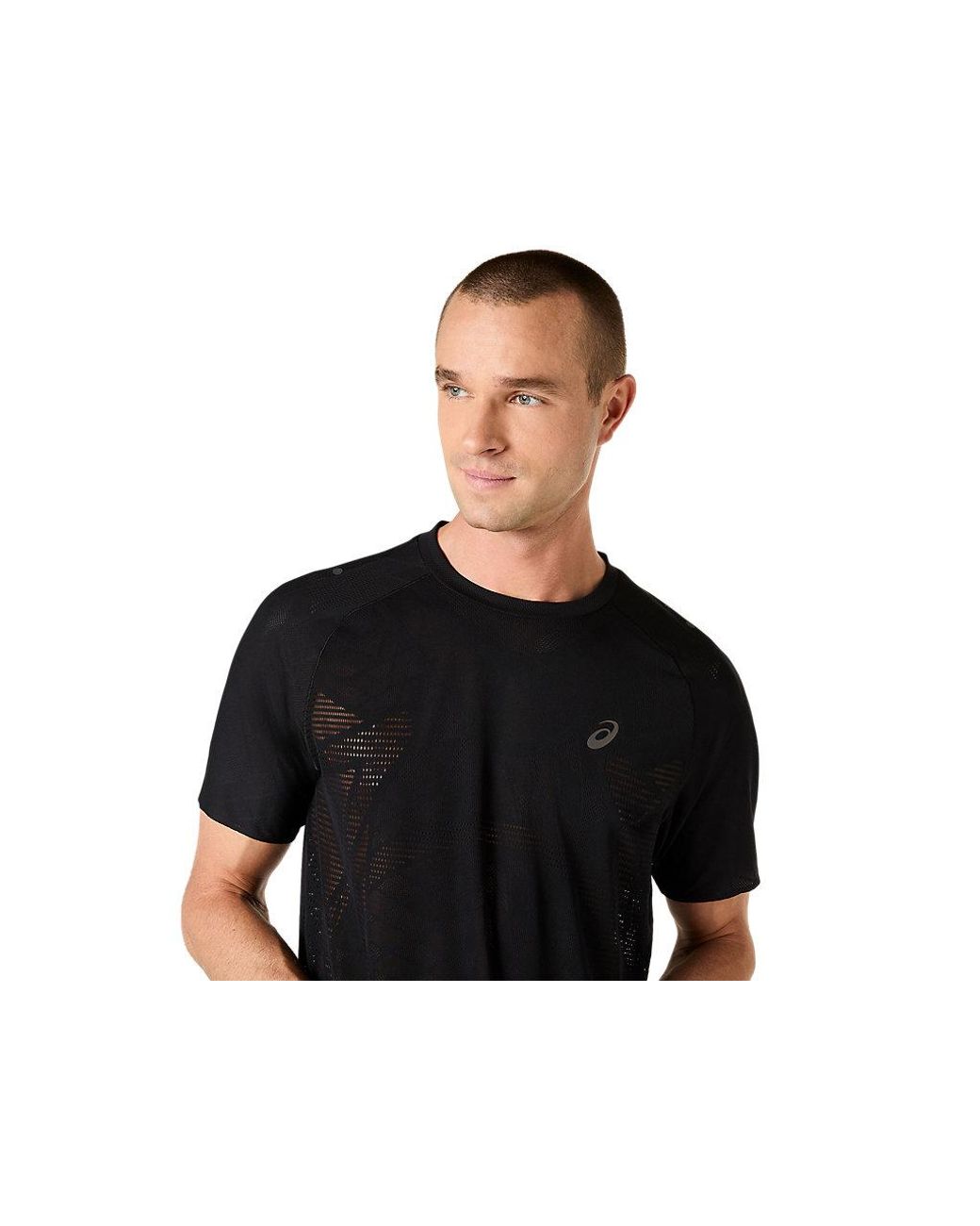 Asics Black Metarun Ss Top for men