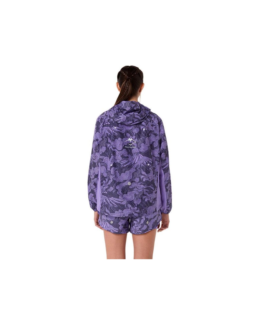 FUJITRAIL PACKABLE JACKET Asics de color Blue