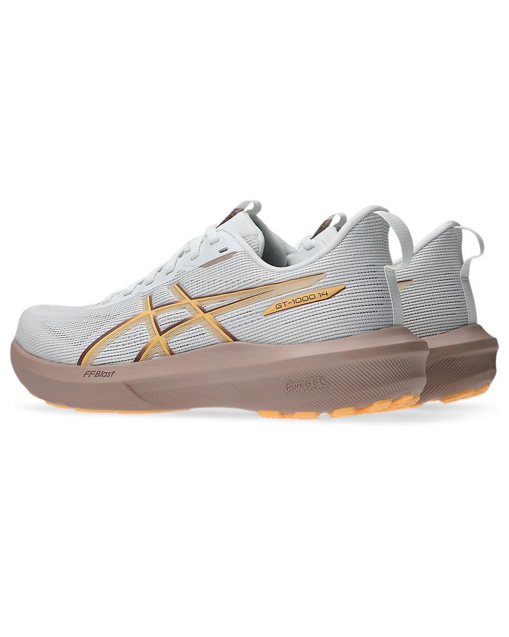 Asics White Gt-1000 14 Running Shoes
